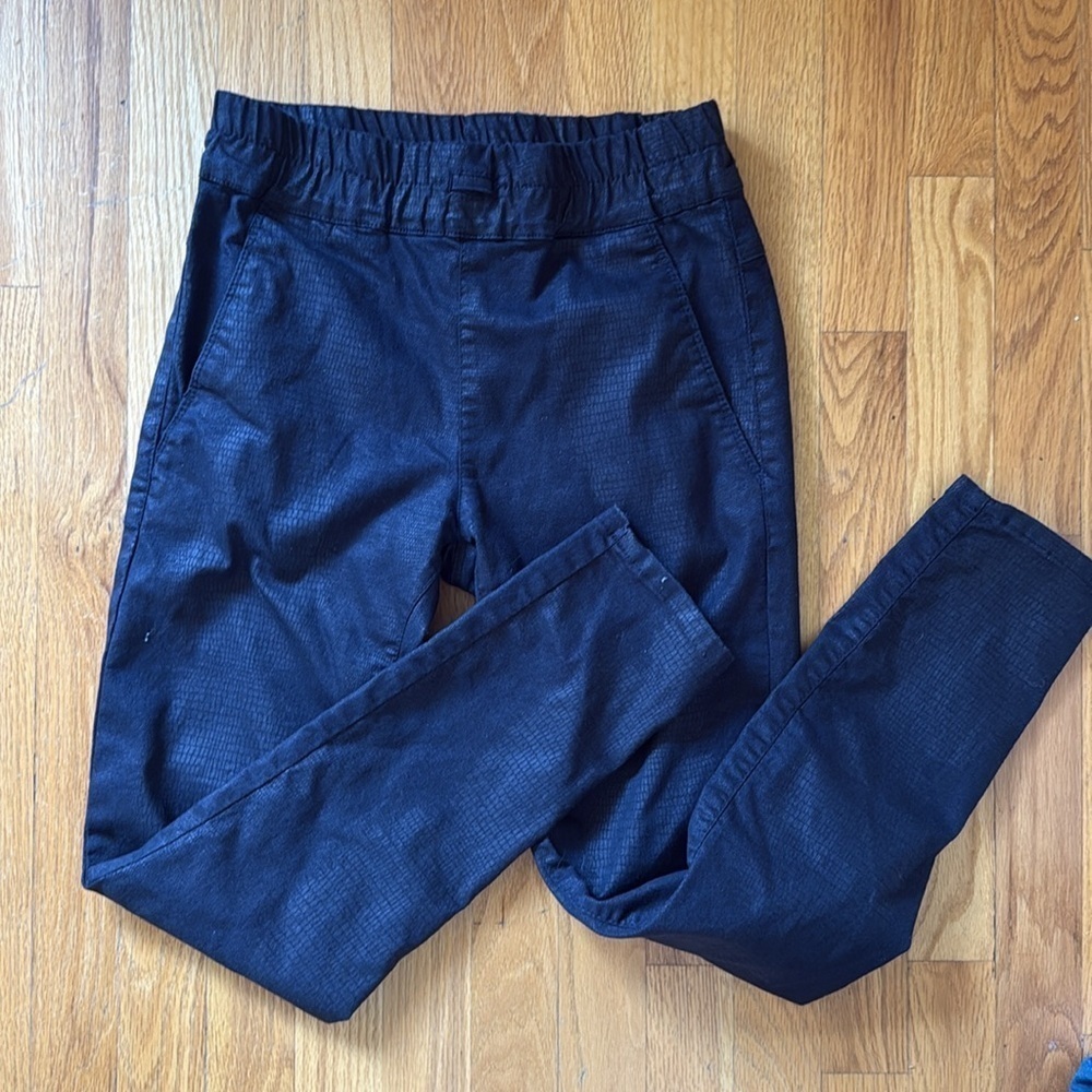 Bevy Flog sz 26 Dark Navy Jogger Pants‎ elastic waist stretch pants